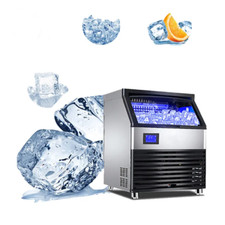 Commercial Ice Cube Maker Automatic Ice Making Machine 50-140kg/24H KTV/Bar Use