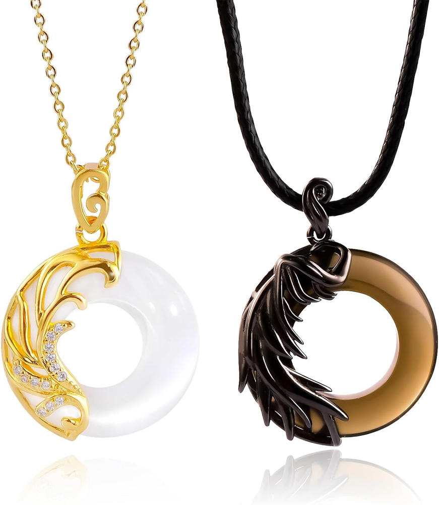 Love Couple Necklace Matching Necklace for Couples - Couples Necklace for Him an