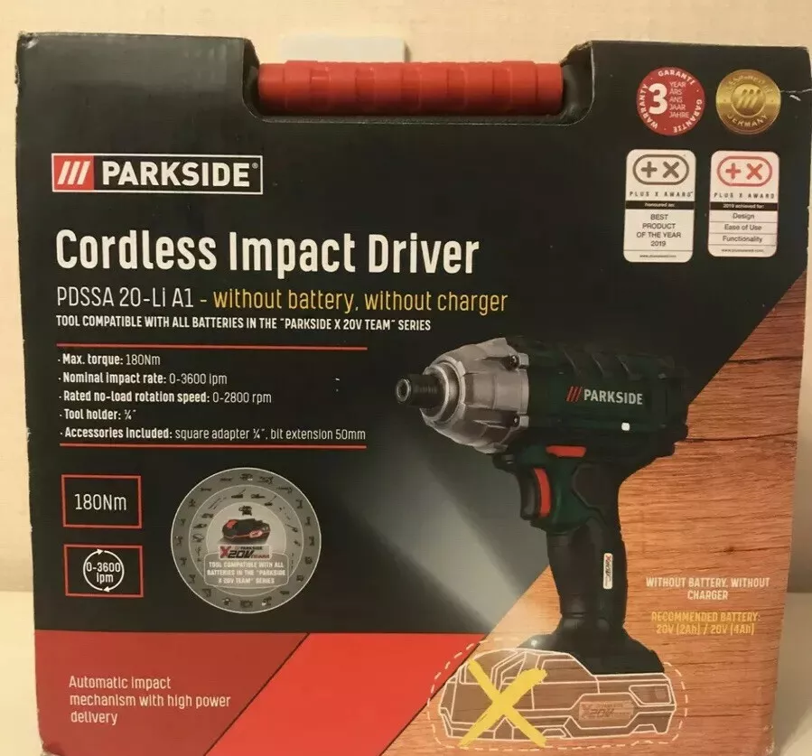 Parkside performance impact driver deals