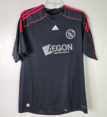 AJAX 2009 2010 AWAY SHIRT FOOTBALL SOCCER JERSEY Youth XL ADIDAS