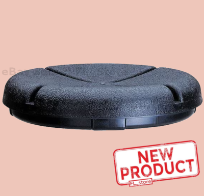#ad #ad 5 Gallon Bucket Lid Seat Durable Lightweight Black Plastic Easy Seat Buckets NEW $19.45