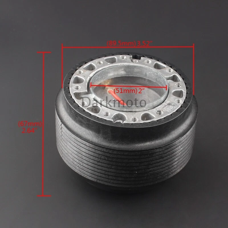 Kit adaptador de cubo de volante negro Boss 6 orificios para SUZUKI Vitara Swift Foto 2 de 4