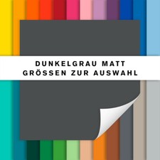 Fliesenaufkleber dunkelgrau matt | Fliesensticker Küche Bad | alle Größen