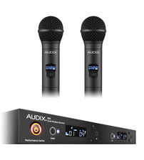 Audix AP42OM2A 2 Ch Receiver Wireless Microphone System w/ Handheld Transmitter