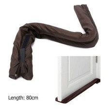Door Energy Saving Twin Door Draft Dodger Guard Stopper Protector Doorstop Under