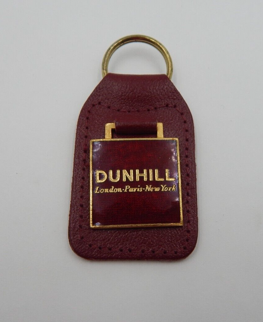 Dunhill International Vintage Luxurious Red Burgundy Leather