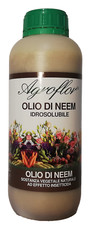 OLIO DI NEEM PURO IDROSOLUBILE AGROFLOR 1 LT ALTA CONCENTRAZIONE DA DILUIRE