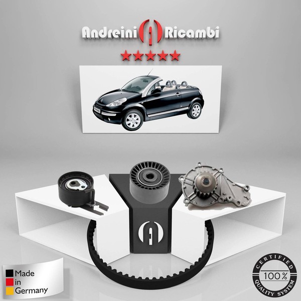 Set Vertrieb + Wasserpumpe Citroen C3 Pluriel 1.4 HDI 50KW 68CV 2005->-image