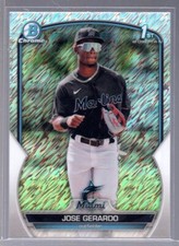 Jose Gerardo 2023 Bowman Chrome Baseball Shimmer