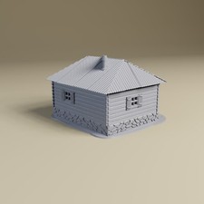 Rural Russian House #2 Eastern Front | 15mm, 20mm or 28mm Scale |  WW2