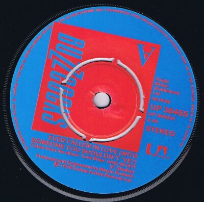 Vinyl 7'' Single, BUZZCOCKS, Ever fallen in love (...) UP36455 (1978)