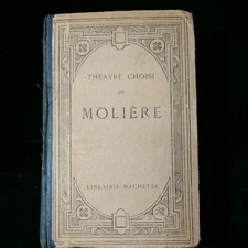 "Theatre Choisi de Moliere" Antique book - livre antiquité