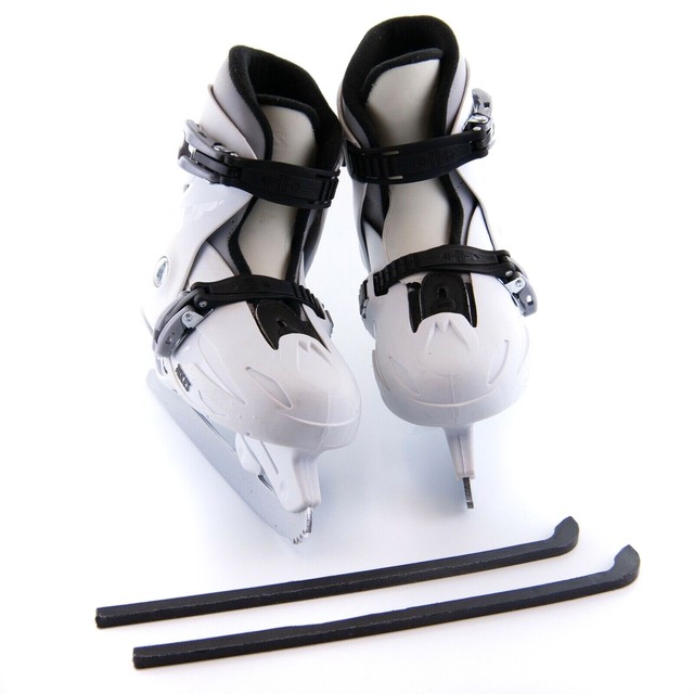 DBX Double Blade White Pink Ice Skates Girls Youth Size 10J eBay