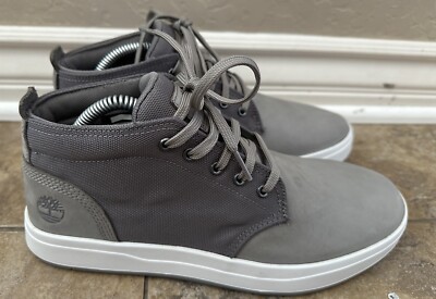 Timberland Mens Davis Square Leather Fabric Chukka Size 8 | eBay display picture 2