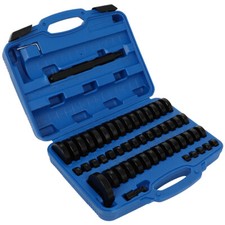 52pc Custom Bushing Bearing Hydraulic Press Bearing Seal Driver Tool Kit 18-65mm