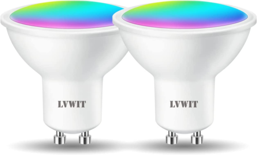 Lampadina LED GU10 Da Incasso Smart Wifi, 5W Equivalenti a 32W, 350Lm, Compatibi - Imagen 1 de 12