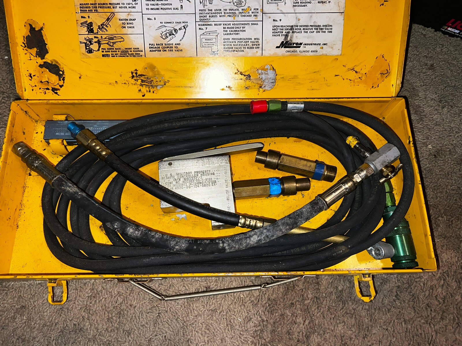Milton Industries Model Number #C1065 Aircraft Tire Inflation Kit