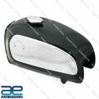 BMW R75/5 Toaster Benzin Kraftstofftank Stahl Schwarz Chrom + Deckel