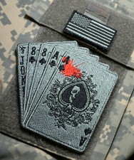 Syria-Iraq JSOC RANGERS SFG SEAL SP OPS JTF vêlkrö 2-PC: Flag + Deadman's Hand