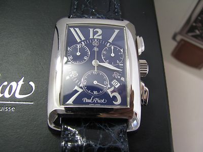 Paul Picot 4092 American Bridge Quartz  Chronograph New