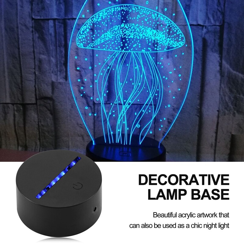 SPORTARC LED-Display-Sockel – 2 Stück, Holz, Mit USB-Anschluss, Für Acryl & Schmuck