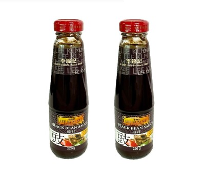 Bohnensauce schwarz Doppelpack: 2 x 226g Black Bean Sauce Schwarze Bohnen LKK
