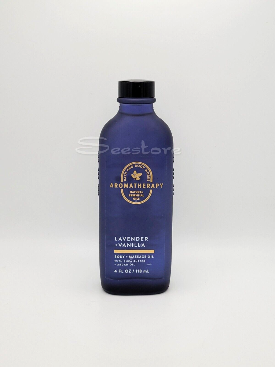Bath & Body Works Lavender Vanilla Aromatherapy Body & Massage Oil