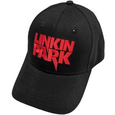 Linkin Park 'Red Logo' (Black) Baseball Cap NEW OFFICIAL
