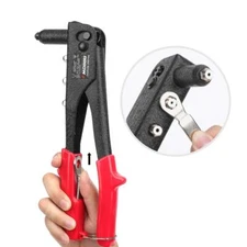 Arrow Professional Heavy Duty Hand Riveter Kit Pop Rivet Gun Assorted 120 Rivets