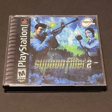 Syphon Filter 2 (Sony Playstation 1 PS1 Black Label Game) Complete w/ Manual 