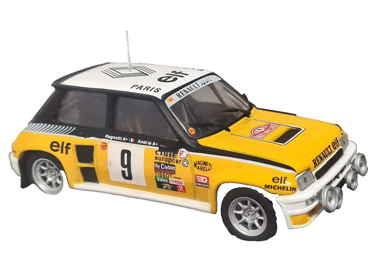 RENAULT 1:43 Autos de Rally diecast