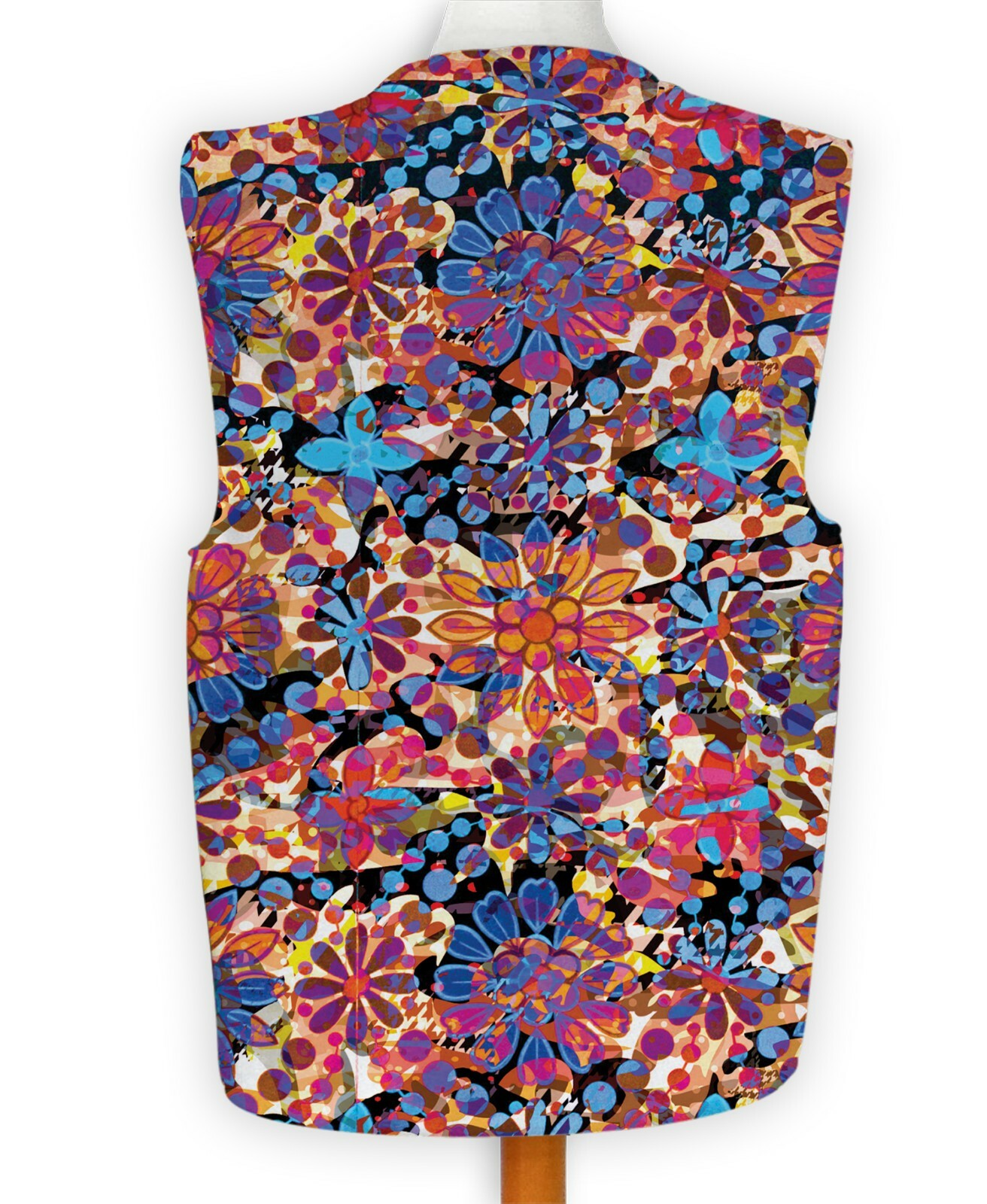 Flower Power Diseño Disfraz Chaleco