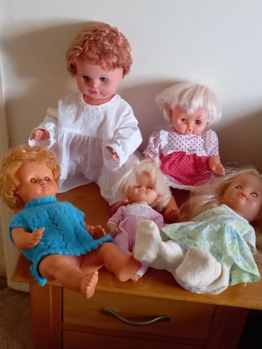 Five Collectable Vintage Baby Dolls - Picture 1 of 11