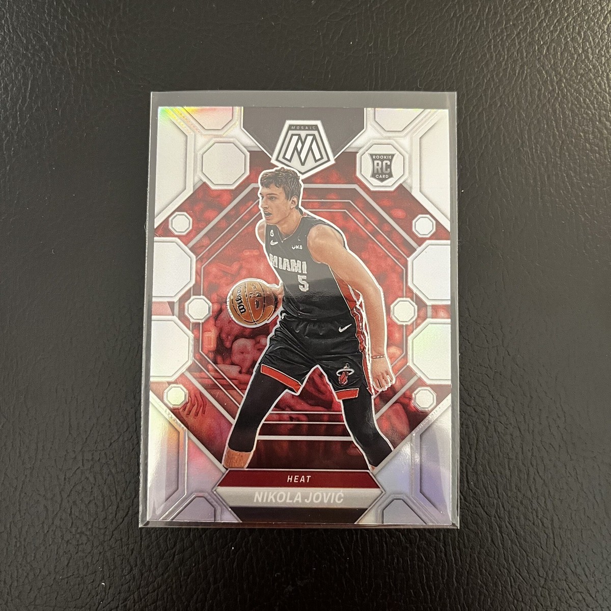 Nikola Jović RC auto silver prizm 2023-24 Panini Phoenix Nikola Jovic Crusade Silver Auto #CS