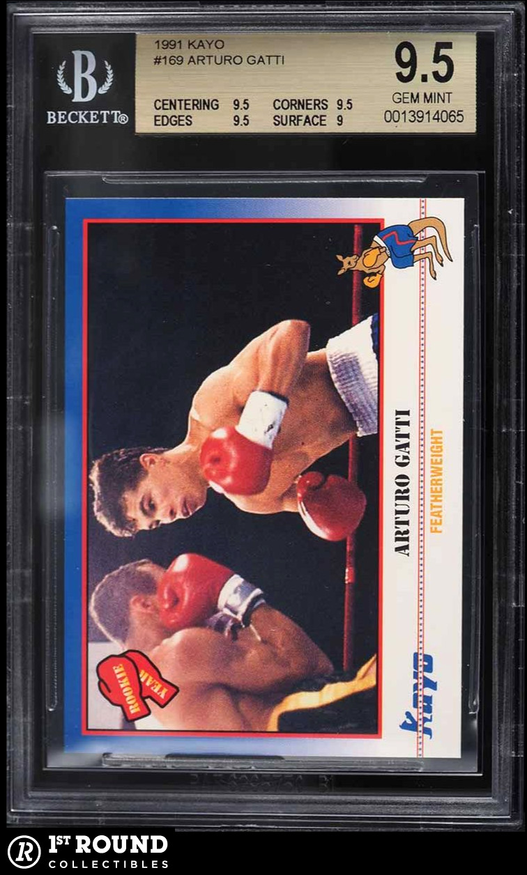 Arturo Gatti RC BGS 9.5: 1991 Kayo Boxing Rookie Card #169 POP 10