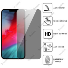 For iPhone 15 14 13 12 11 Pro X XR 8 Privacy Tempered Glass Screen Protector Lot
