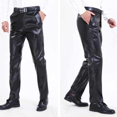 Pantalon de motard en cuir pour homme - Pantalon de motard classique