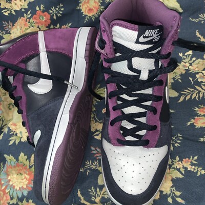 Nike Dunk High Pro SB Un-Heavens Gate Sz Men's 305050 401 Purple Black  Grey