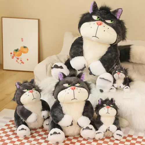 60cm Lucifer Cat Plush Toy Pillow Figure Soft Toy Kawaii Stuffed Animal Doll New - Picture 1 of 28