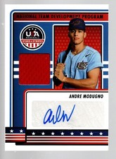 2023 USA Stars & Stripes NTDP Signatures Materials #NTDP-AM Andre Modugno