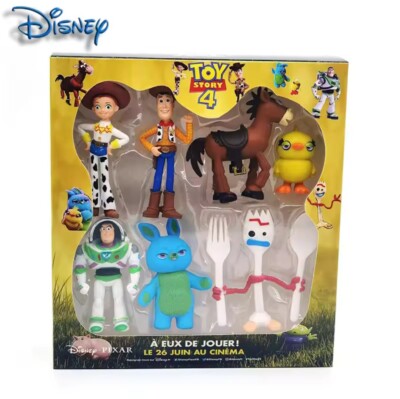 7Pcs Toy Story 4 Figure ToysCharacter Woody Buzz LightyearJessie