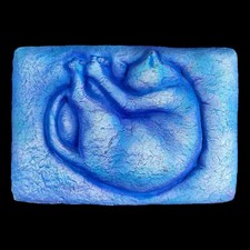 Pet Urns for Cats, Eternal Nap Urn, 6"X9"X1.25" capacity, Sleeping Cat