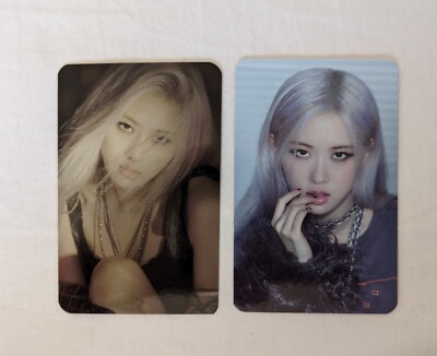 Blackpink The Album Official POB, Apple Music - Rose Photocard/Pc