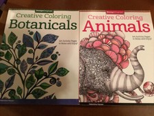 Design Originals Creative Coloring Books Botanicals Animals