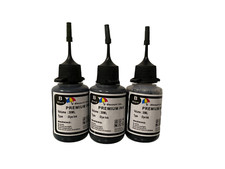Tinta de recarga para cartucho HP 664 XL negro Deskjet 1115 2515 2545 3545 3x30 ml