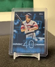 Carlton Fisk 2015 Topps Free Agent 40 insert F40-12 Chicago White Sox