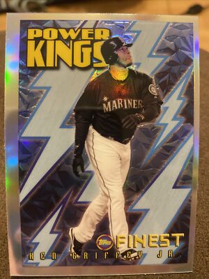 2022 Topps Finest Flashbacks Power Kings Refractor Insert Ken Griffey Jr.