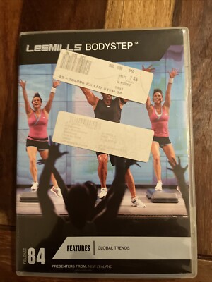 Les Mills Body Step LMI Step 84 DVD, CD und Choreographie Anleitung (englisch)
