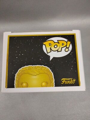 Funko Pop! Star Wars - Princesse Leia (édition Gold) - Figurine Vinylée 9 Cm - Collection Limitée