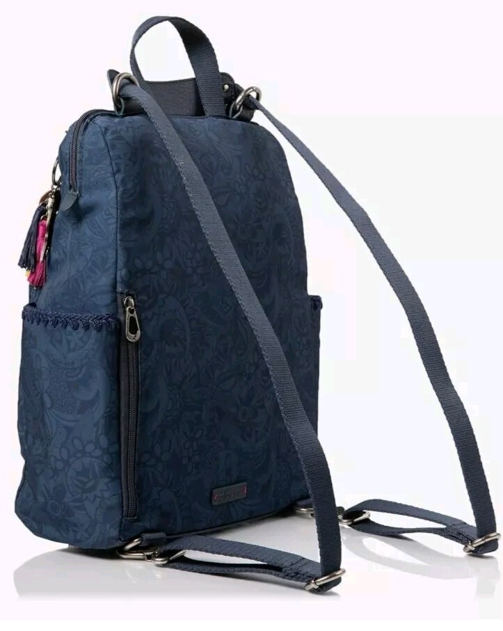 Sakroots Recycled Loyola Convertible Backpack Blue Floral Sakroots Women main image 4